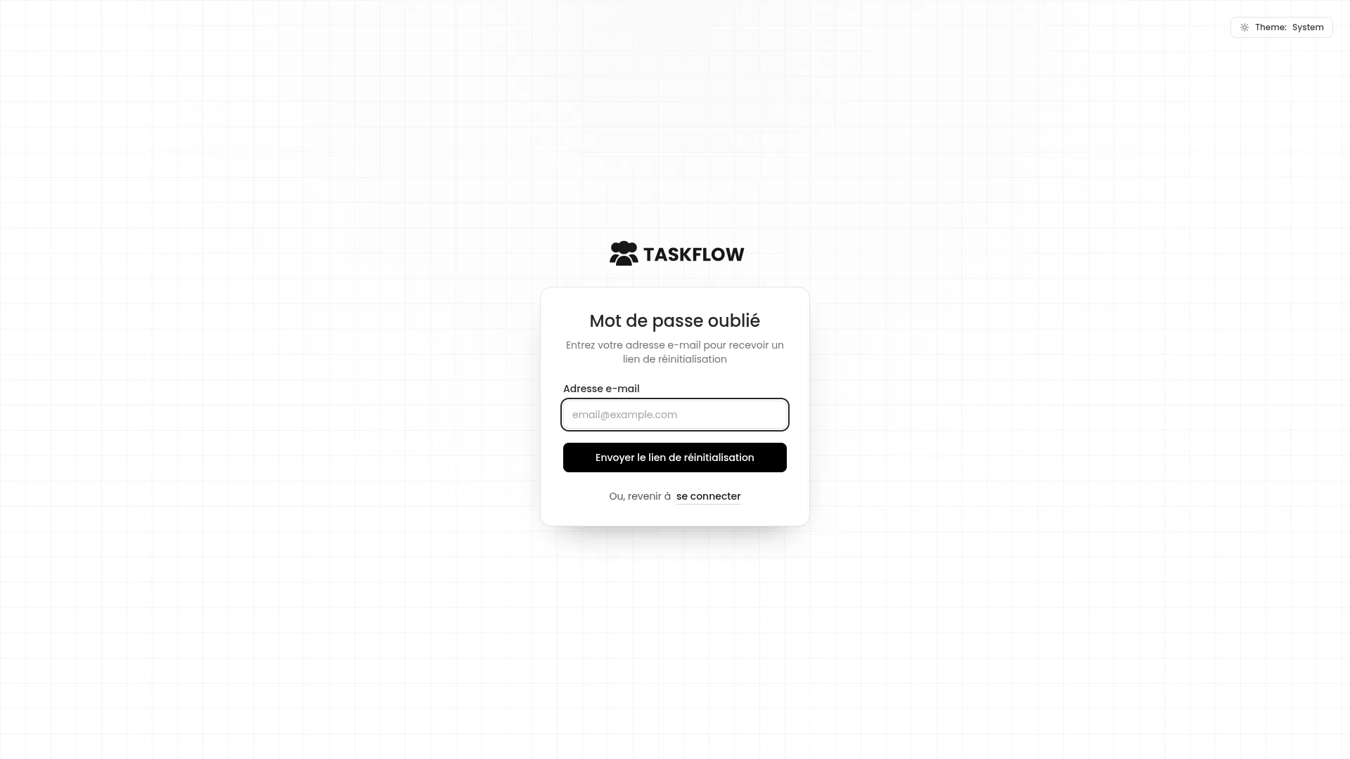 Recuperation du mot de passe TaskFlow